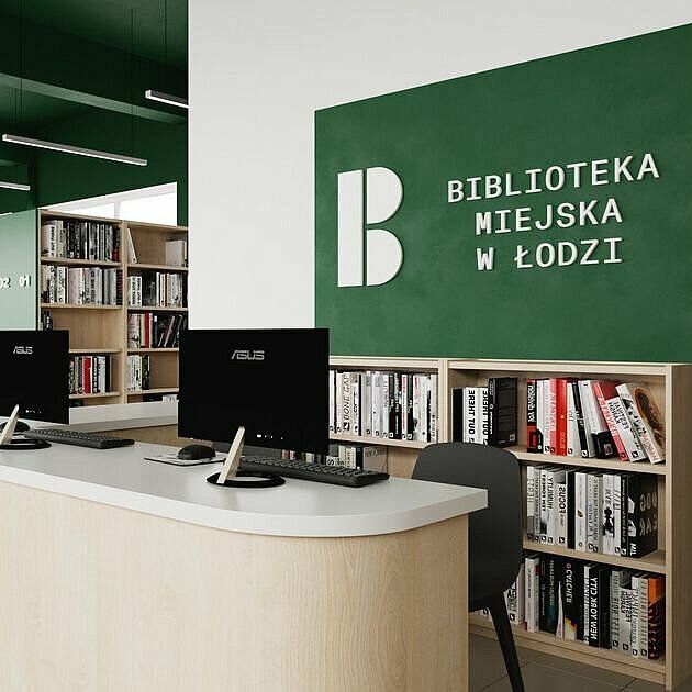 , biblioteka miejska w Łodzi