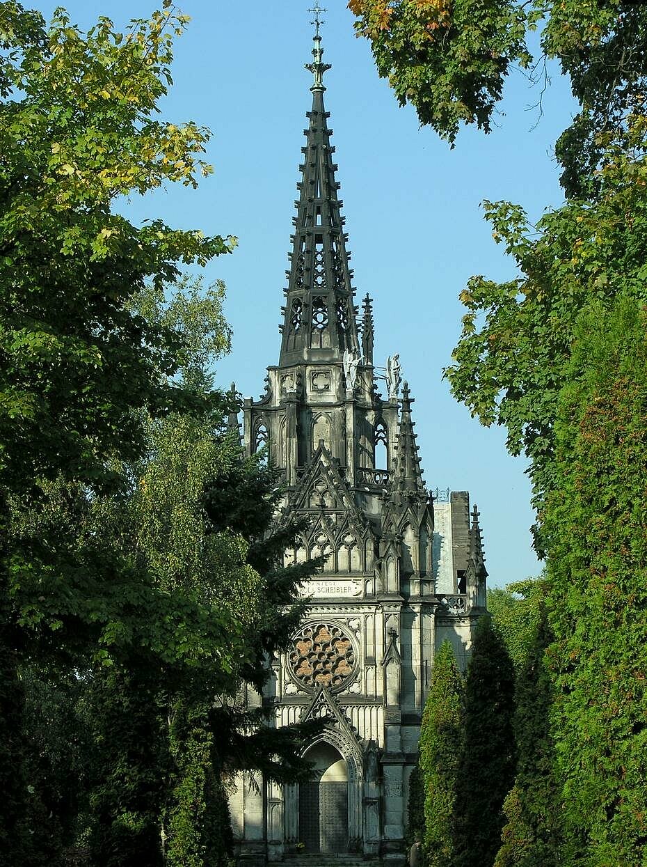 Chapelle de Scheibler au vieux cimetière , fot. P. Wojtyczka