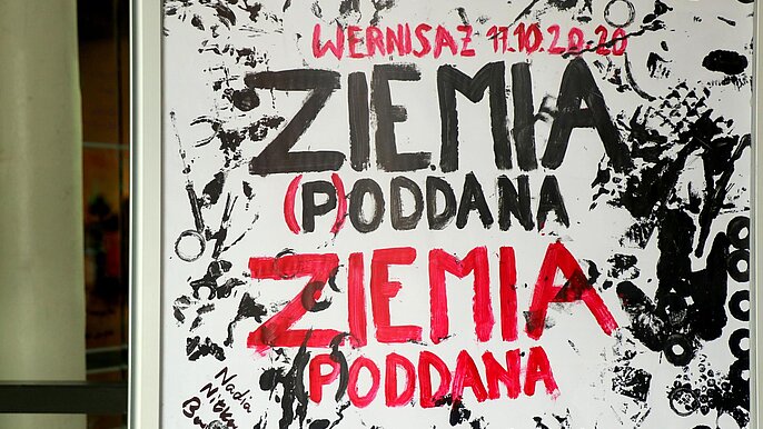 Wystawa "Ziemia (P)oddana" w CMWŁ -  P. Miłek