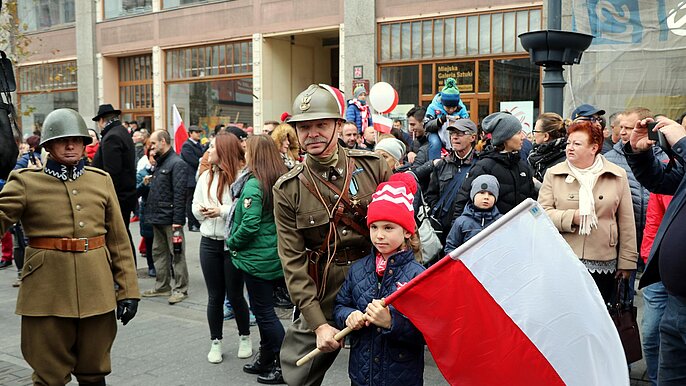 Święto Niepodległości w 2018 roku -  fot: P.Miłek/ŁOT