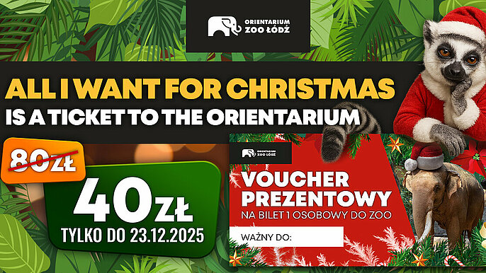  -  vouchery prezentowe w Orientarium Zoo Łódź