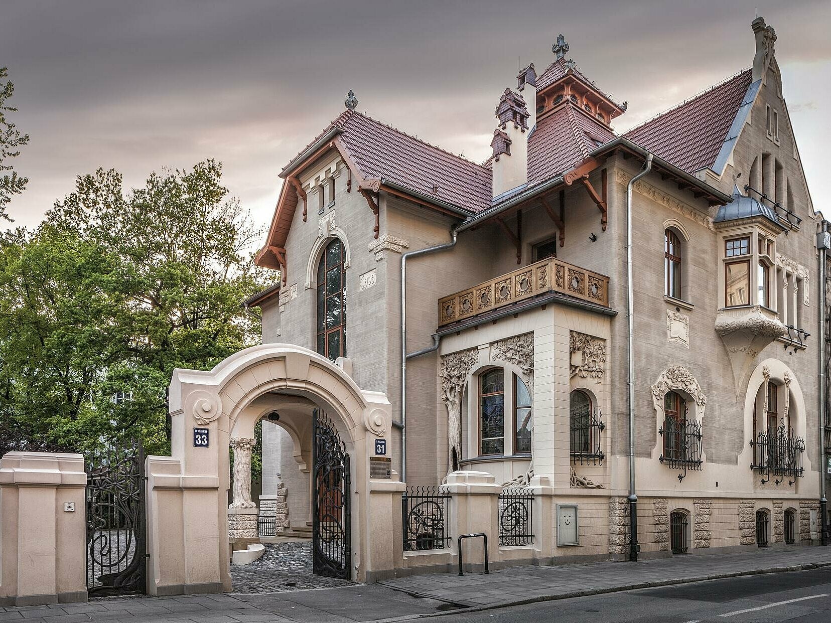 Art Nouveau villa L. Kindermann 