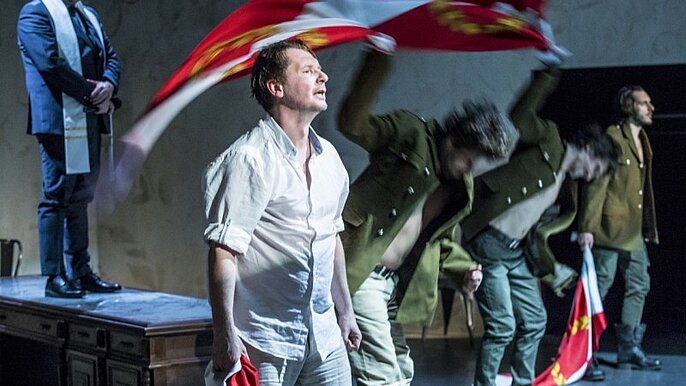 Spektakl "Ferragosto" w Teatrze Powszechnym w Łodzi  