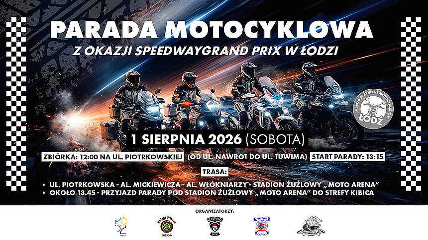 parada motocykli Łódź