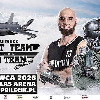 Wielki Mecz Gortat Team vs NATO Team Air Force w Łodzi