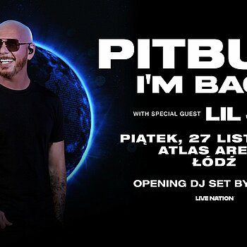 Pitbull w Atlas Arenie w Łodzi