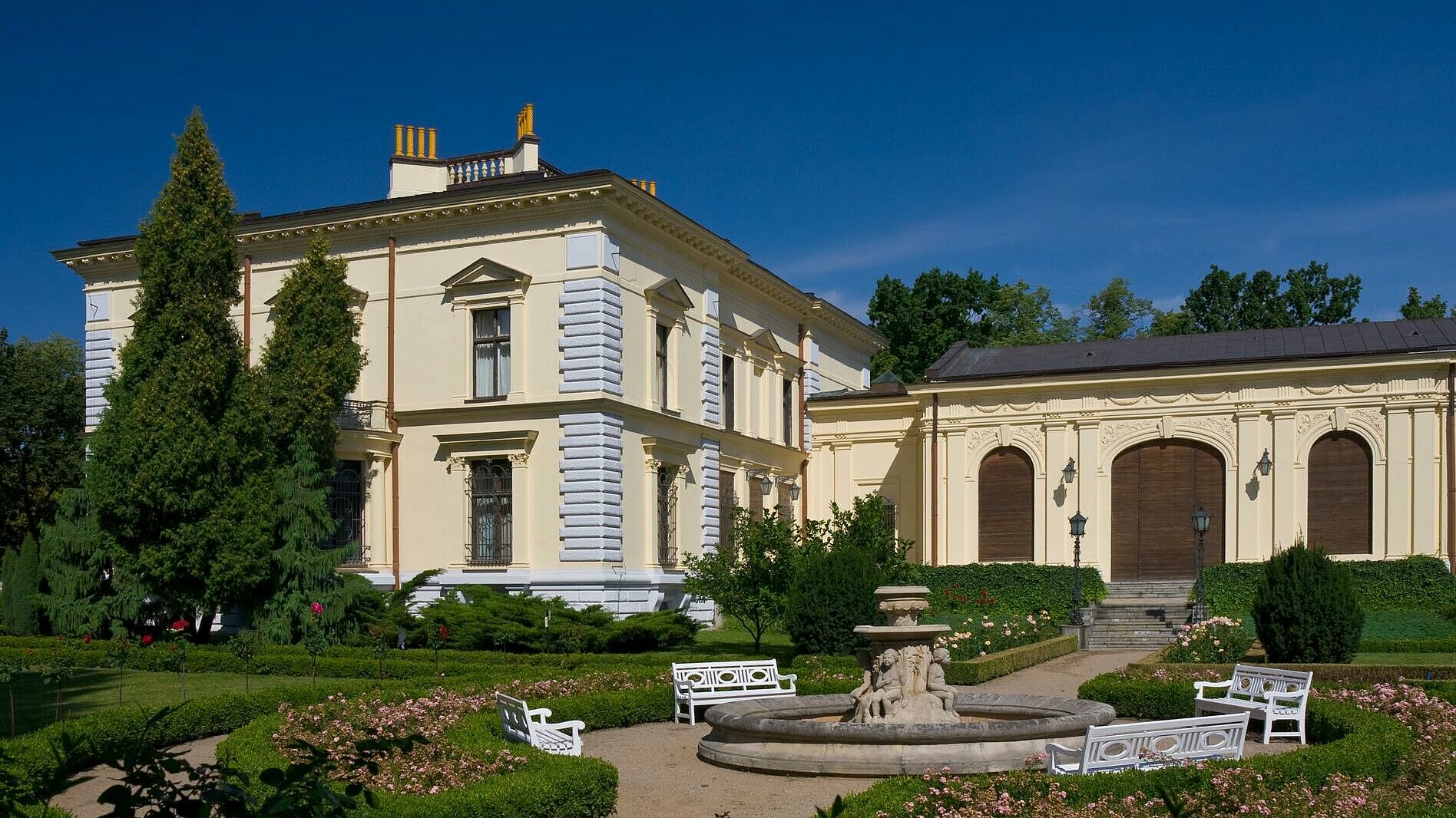 Herbst Palace Museum - a wiev from the garden side , P. Wojtyczka