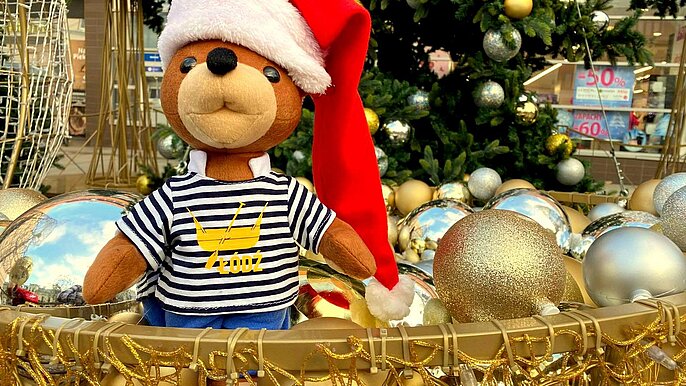 Mikołajkowe prezenty z Łodzi - Maskotka Miś Uszatek  