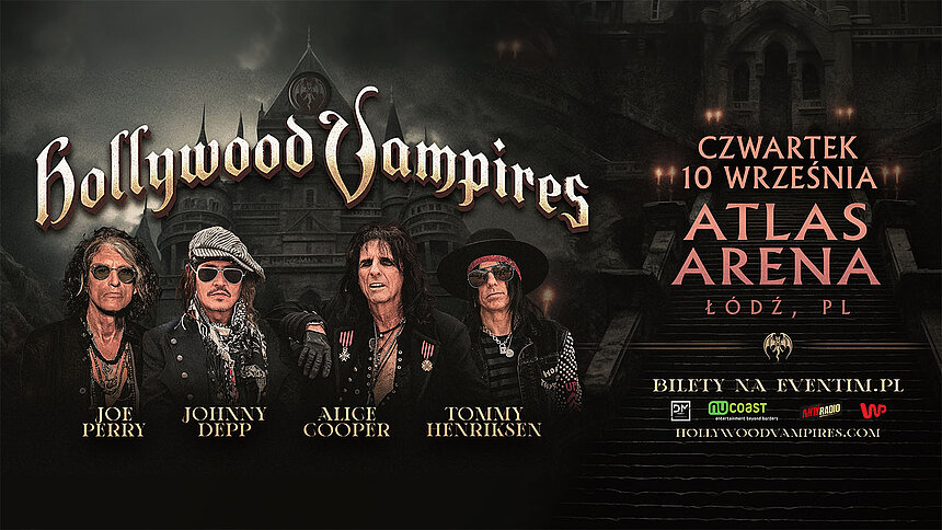 Hollywood Vampires Atlas Arena Łódź