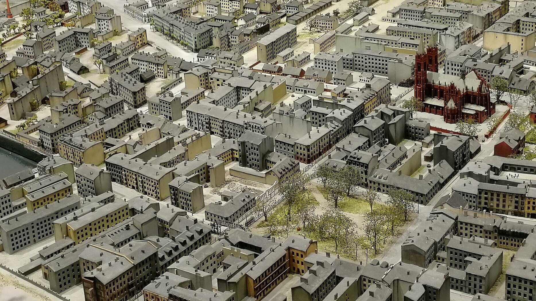 Scale model of Litzmannstadt Ghetto , fot. P. Miłek/ŁOT