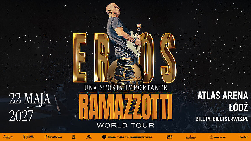 Eros Ramazzotti wystąpi w Łodzi