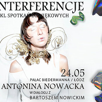 Antonina Nowacka w ogrodzie Pałacu Biedermanna