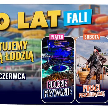 Wielka impreza urodzinowa w łódzkim aquaparku