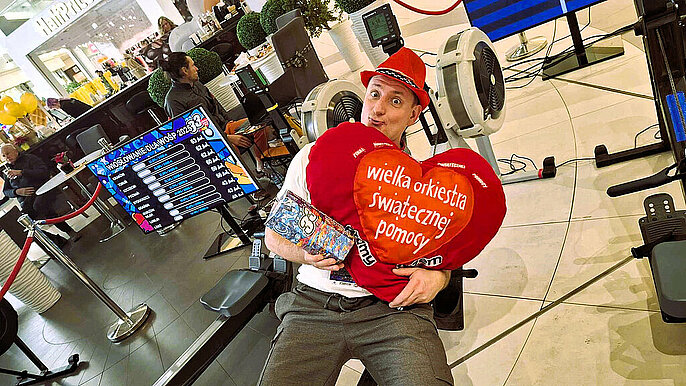  -  Wiosłowanie dla Wielkiej Orkiestry Świątecznej Pomocy w Łodzi