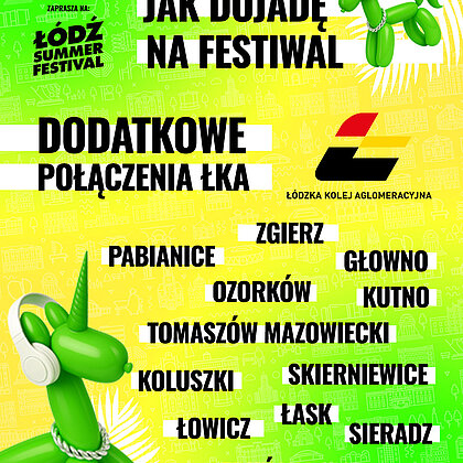  , Jak dojechać na Łódź Summer Festival