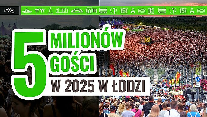  -  dobry rok w łódzkiej turystyce – ponad 5 milionów odwiedzających