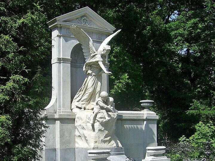 Gräber von Sophie Biedermann auf der Alter Friedhof  , fot. z archiwum ŁOT