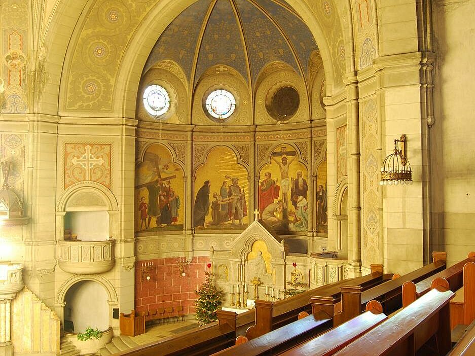 Wnętrze kościoła św. Mateusza , fot. z archiwum parafii
