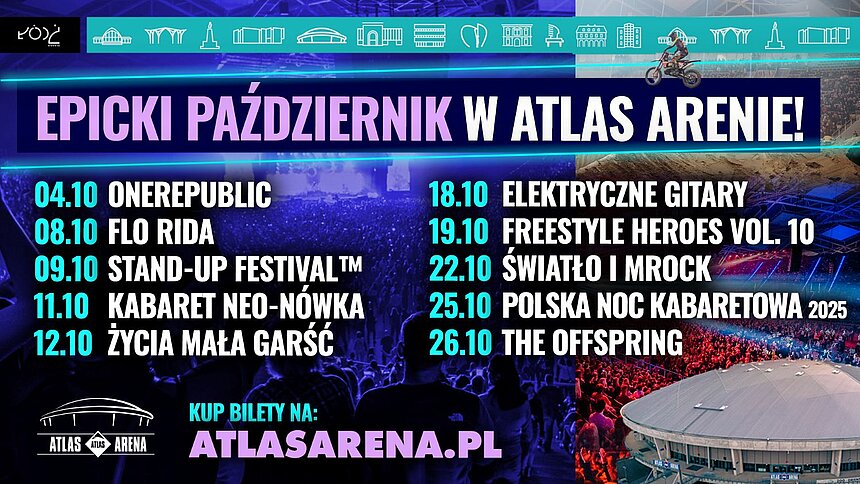 atlas arena październik 2025