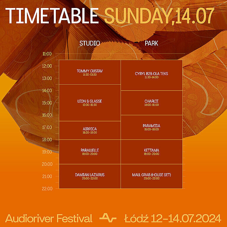  , Timetable