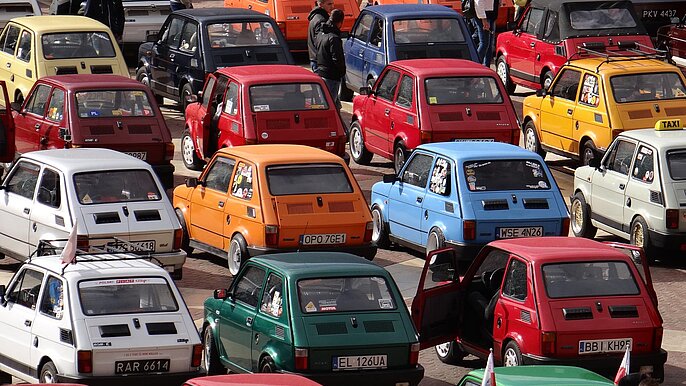 18 rocznica zakończenia produkcji Fiata 126p -  fot. Piotr Miłek/ŁOT
