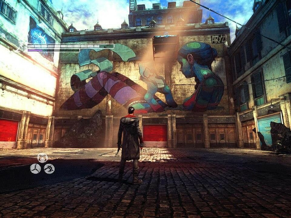 Aryz - Love letter - widok z gry Devil May Cry , fot: screen z gry