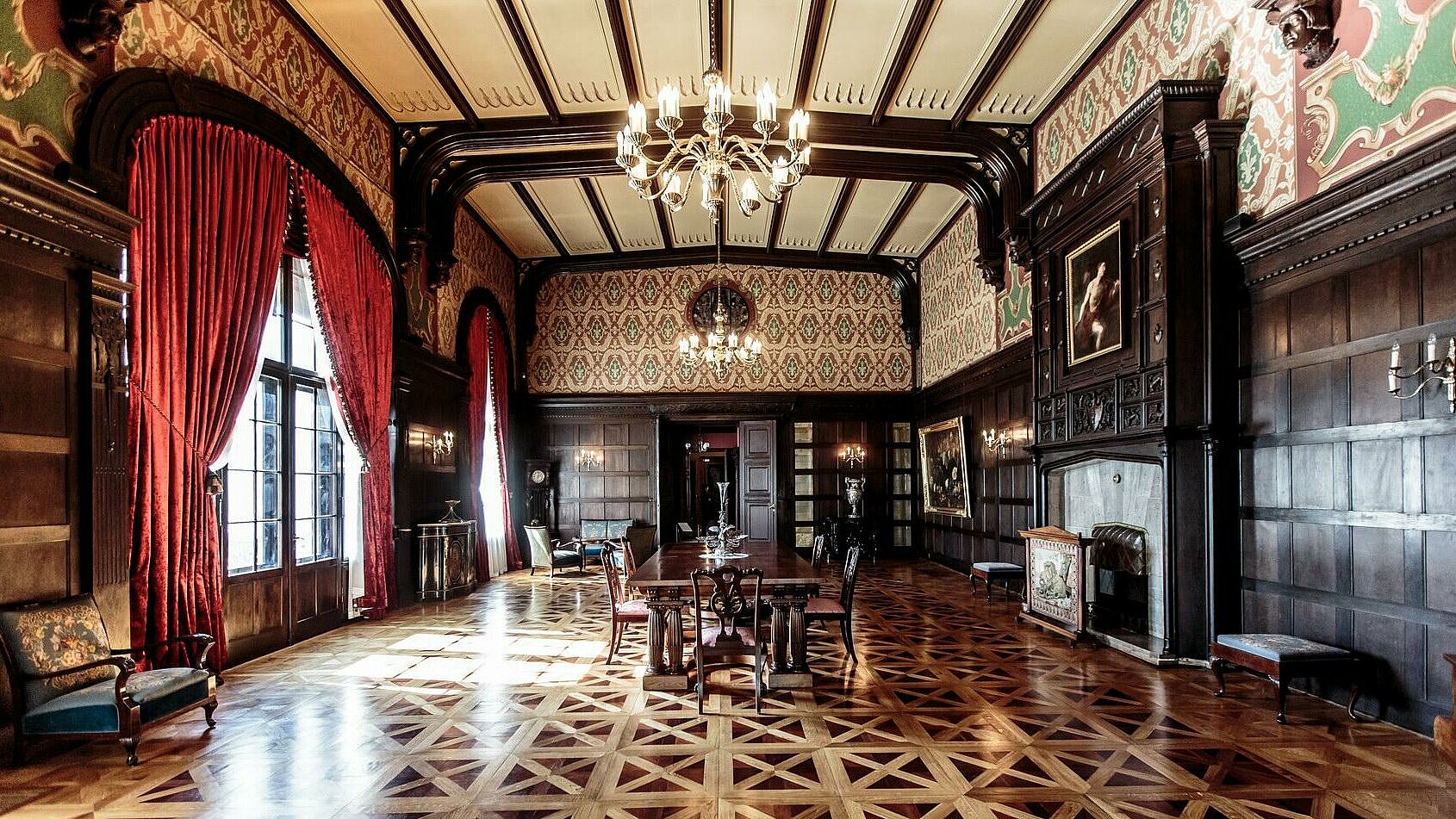 Herbst Palace Museum interiors , arch. UMŁ