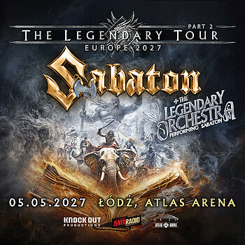 Sabaton i The Legendary Orchestra zagrają w Atlas Arenie