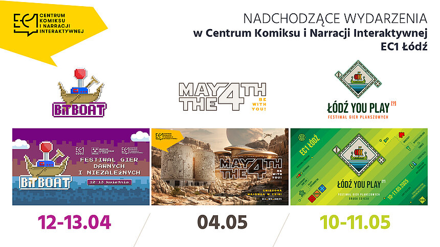 Wydarzenia w Centrum Komiksu – wiosna 2025
